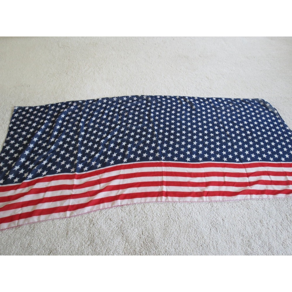 American Flag Stars and Stripes Summer Scarf Red White Blue Patriotic